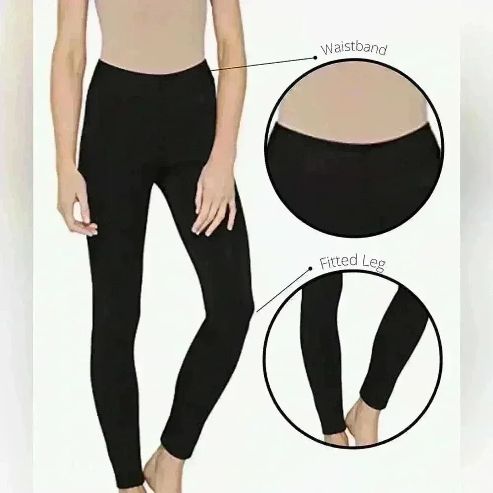 BCBGMAXAZRIA Women's Fitted Skinny Pull on Legging Pant - Picture 6 of 6